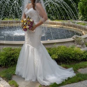 Wedding dress mermaid style gorgeous